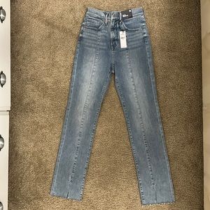 90's slim super high rise jean